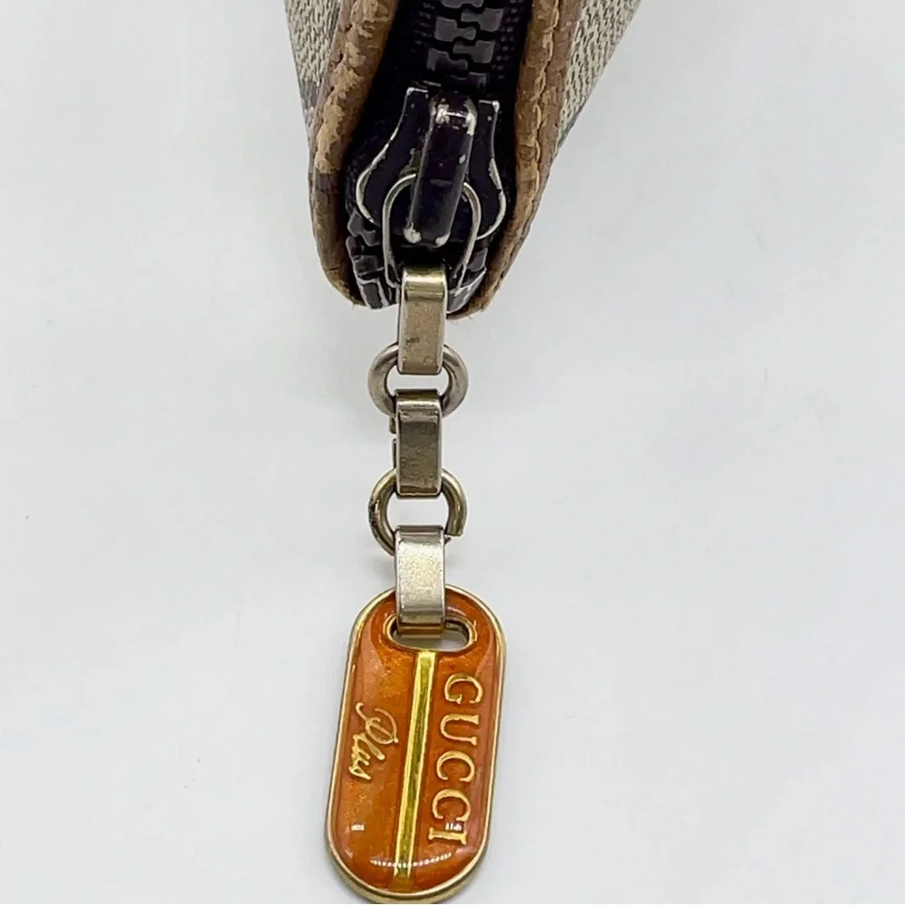 Gucci GG Plus Supreme PVC Leather Beige toiletry bag - men’s / women’s - EUC - Picture 9 of 13